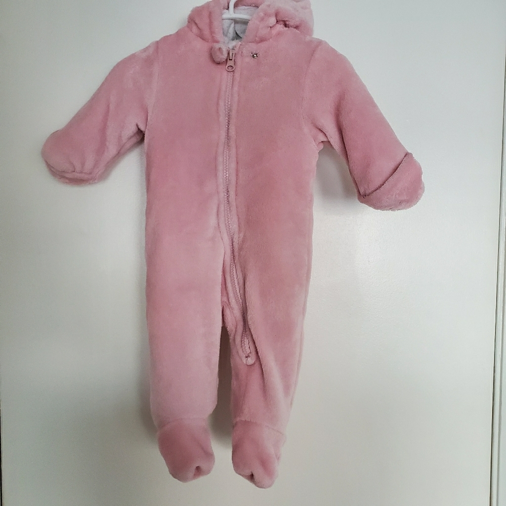 Pink winter suit